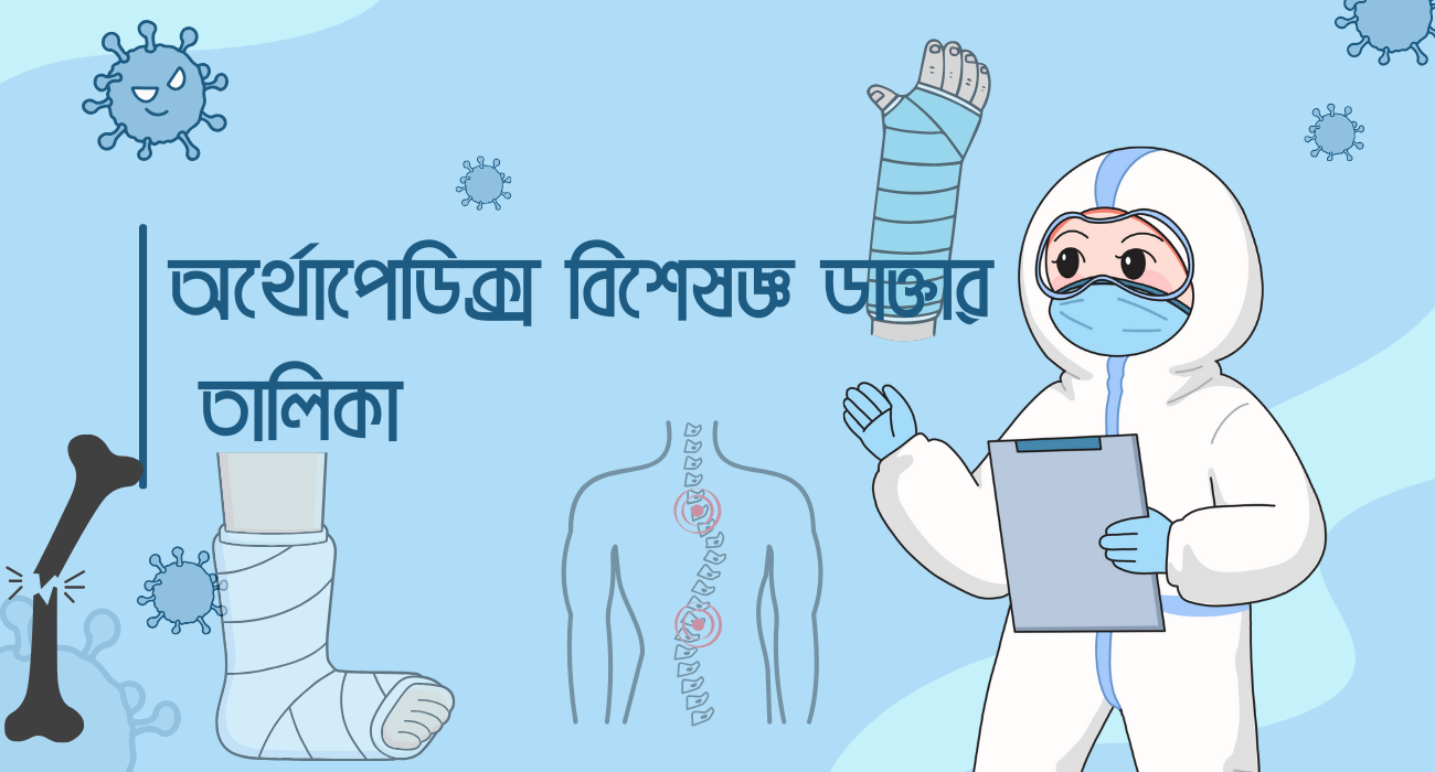 ঢাকার সেরা অর্থোপেডিক বা হাড় বিশেষজ্ঞ ডাক্তার — ২০২৫