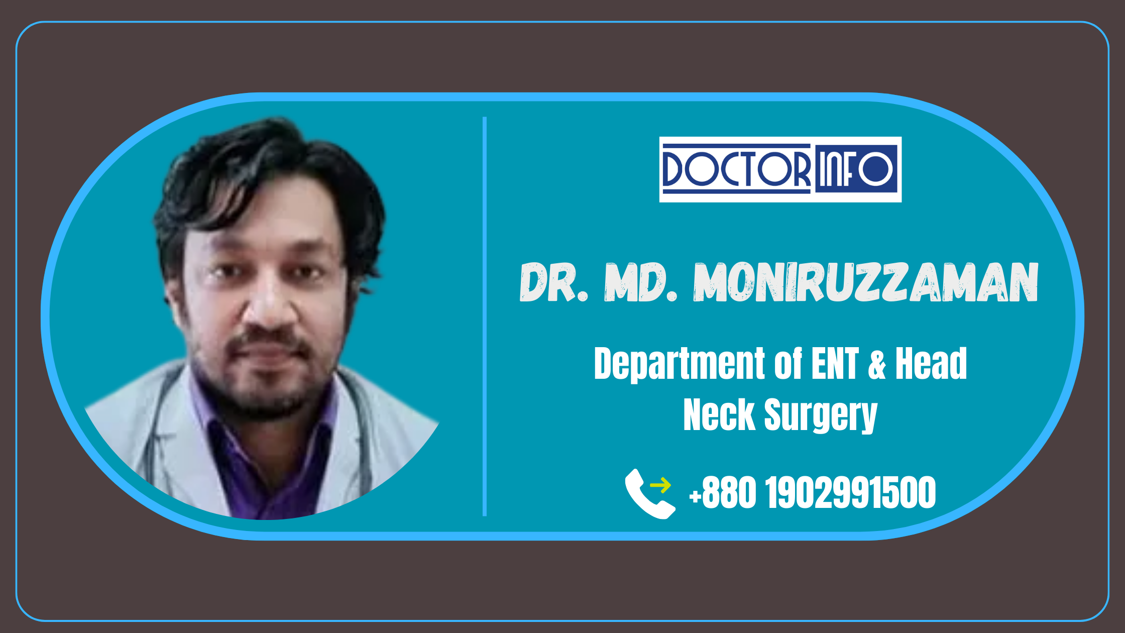 Dr. Md. Moniruzzaman: Your Trusted Expert in Ear, Nose, and Throat Disorders