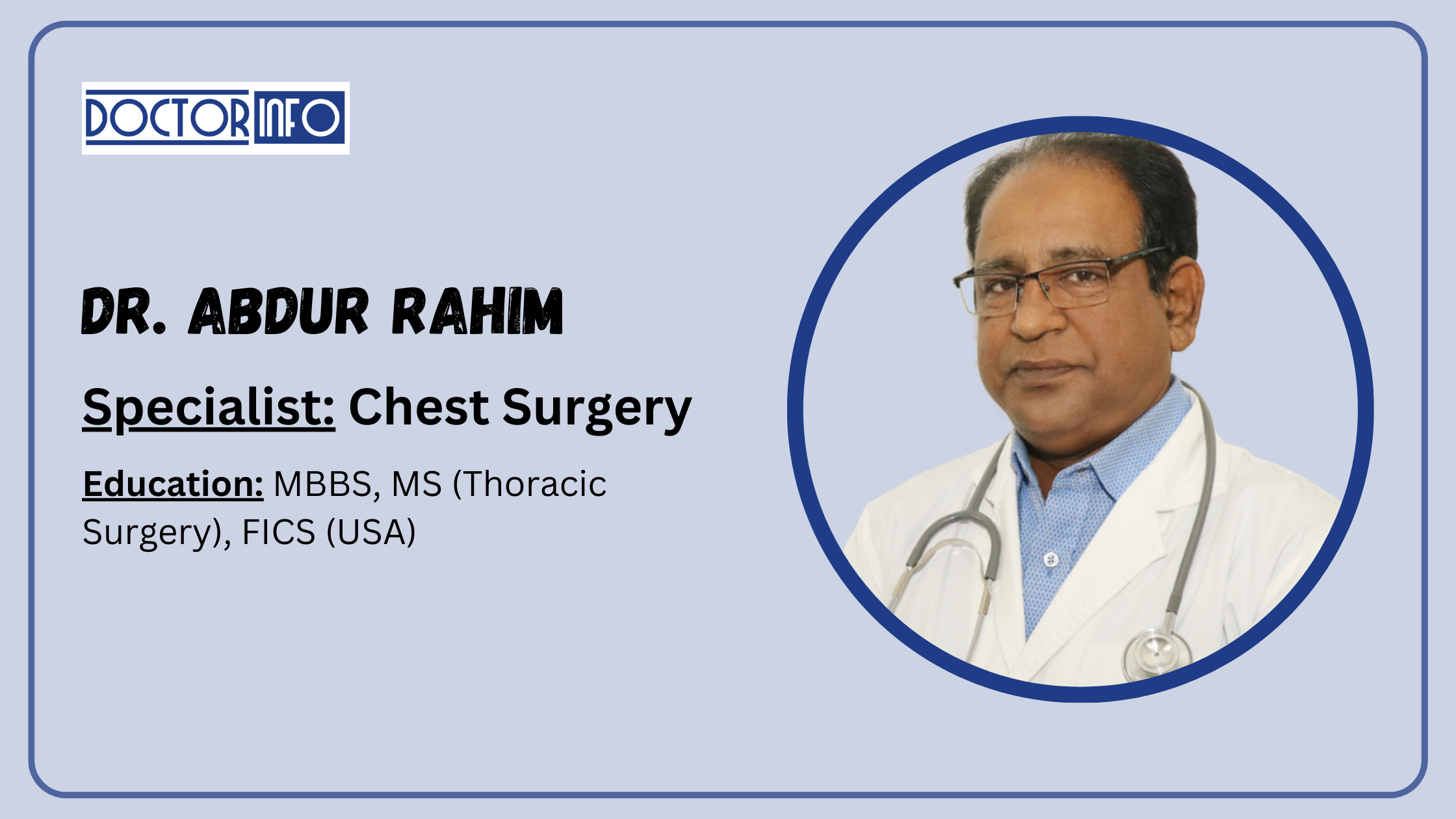 Why Choose Dr. Abdur Rahim for Chest Surgery: A Comprehensive Guide